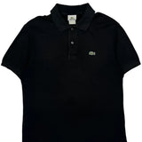 Lacoste Polo Shirt - Medium Black Cotton