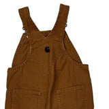 Age 3 Carhartt Double Knee Overalls - 2XS Brown Cotton