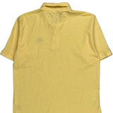 Kappa Polo Shirt - Medium Yellow Cotton