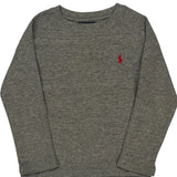 Age 3 Polo By Ralph Lauren Long Sleeve T-Shirt - 2XS Gray Cotton Blend