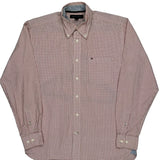 Tommy Hilfiger Checked Shirt - Small White Cotton