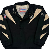 Raiders N.F.L. Pro Line Football Bomber Jacket - Medium Black Nylon