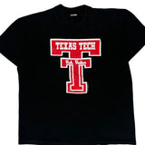 Texas Tech Red Raiders Fruit Of The Loom College T-Shirt - XL Black Cotton