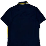 Tommy Hilfiger Striped Polo Shirt - Medium Navy Cotton