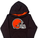 Age 5-6 Cleveland Browns Nfl Graphic Hoodie - Medium Brown Cotton Blend