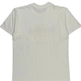 Single Stitch New York Hard Rock Cafe Graphic T-Shirt - Large White Cotton