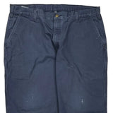 Carhartt Carpenter Trousers - 38W 30L Blue Cotton