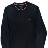 Tommy Hilfiger Jumper - Large Black Cashmere Blend