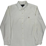 Ralph Lauren Shirt - XL White Cotton