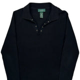 Ralph Lauren Sweater - Small Black Cotton