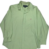 Ralph Lauren Checked Shirt - XL Green Cotton