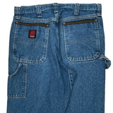 Rustler Carpenter Jeans - 32W 30L Blue Denim