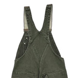 Carhartt Double Knee Overalls - 34W 30L Green Cotton