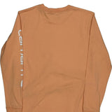 Carhartt Long Sleeve T-Shirt - Medium Orange Cotton