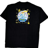 Ruthie & Moe'S Diner Oneita Single Stitch T-Shirt - 2XL Black Cotton