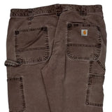 Carhartt Carpenter Pants - 33W 30L Brown Cotton