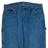 Dickies Carpenter Pants - 36W 30L Blue Cotton