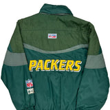 Packers Logo Athletics Nfl Jacket - XL Green Nylon