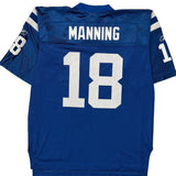 Indianapolis Colts Reebok Nfl Football Jersey - Large Blue Polyester