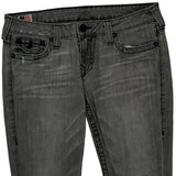 True Religion Denim Shorts - 32W 12L Gray Denim
