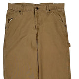 Wrangler Carpenter Pants - 32W 34L Brown Cotton