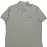 Lacoste Polo Shirt - XL Gray Cotton