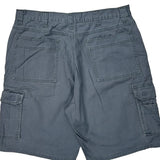 Wrangler Cargo Shorts - 34W 10L Gray Cotton