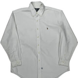 Ralph Lauren Shirt - Large White Cotton