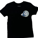 Age 4-5 True Religion Graphic T-Shirt - Small Black Cotton