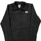 The North Face 1/4 Zip - Medium Black Polyester