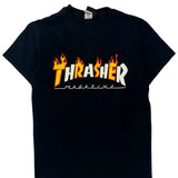 Magazine Thrasher Graphic T-Shirt - Small Black Cotton