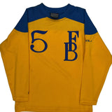 Size 8-10 Fubu Graphic Long Sleeve T-Shirt - Small Blue Cotton