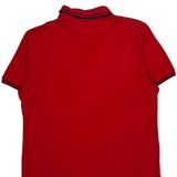 Tommy Hilfiger Polo Shirt - Large Red Cotton