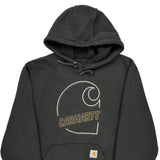Carhartt Graphic Hoodie - Medium Black Cotton