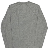 Carhartt Long Sleeve T-Shirt - Small Grey Cotton