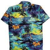 Unbranded Floral Hawaiian Shirt - Medium Multicoloured Cotton