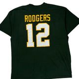 Green Bay Packers N.F.L. Team Apparel Football Shirt - XL Green Cotton