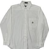 Chaps Ralph Lauren Shirt - Medium White Cotton
