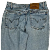 Made In USA Levis 950 Jeans - 28W UK 8 Light Wash Cotton