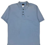 Patagonia Polo Shirt - Large Blue Cotton