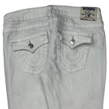 True Religion Skinny Jeans - 34W US 8 White Cotton