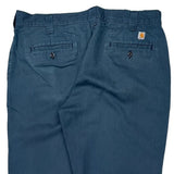 Carhartt Trousers - 36W 31L Blue Cotton
