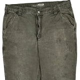 Carhartt Trousers - 35W 32L Grey Cotton
