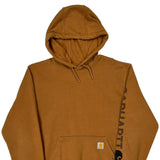 Loose Fit Carhartt Hoodie - Medium Brown Cotton