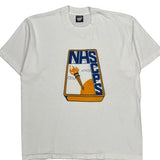 Screen Stars Graphic T-Shirt - XL White Cotton Blend