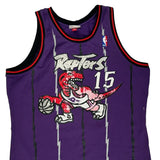 Toronto Raptors Mitchell & Ness #15 Carter Jersey - XL Purple Polyester