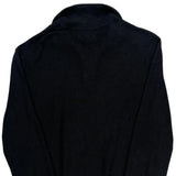 Polo By Ralph Lauren 1/4 Zip - Large Black Cotton