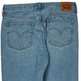 501 Levis Jeans - 33W 26L Light Wash Cotton