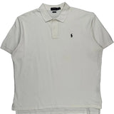 Ralph Lauren Polo Shirt - 2XL White Cotton