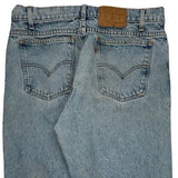 550 Levis Jeans - 34W 34L Light Wash Cotton